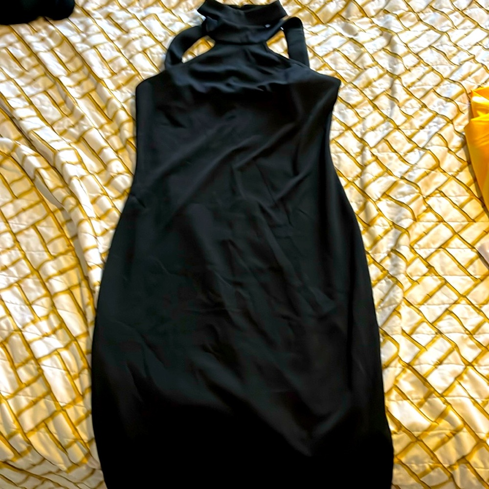 Bebe little black dress size 8